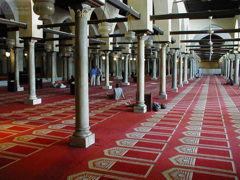 Main Prayer Area in al Azhar Mosque